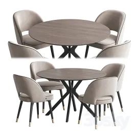 Dining ralf table cliff chair